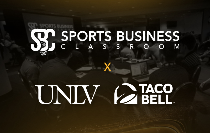Sports Business Classroom, UNLV, and Taco Bell in Southern Nevada